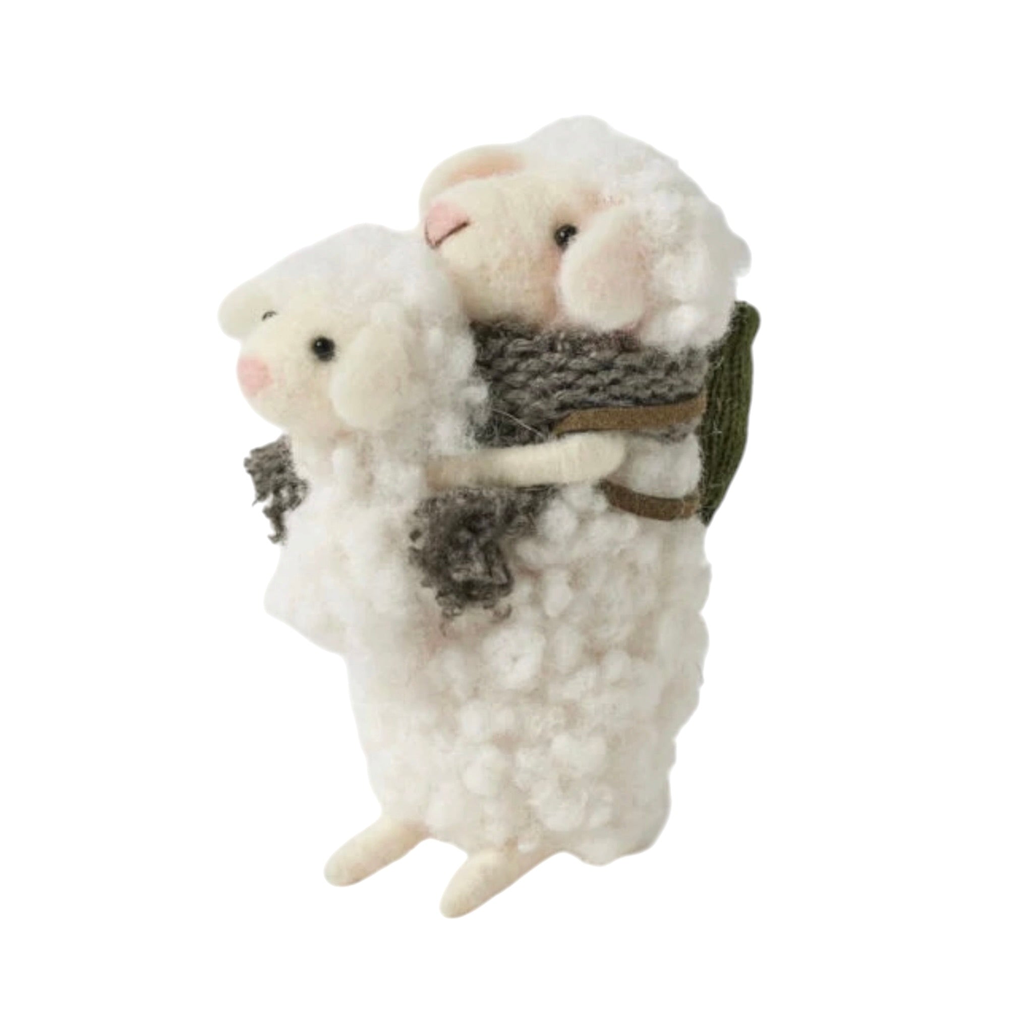 Jiggle & Giggle Baba Wool Felt Sheep Kids Toy Figure