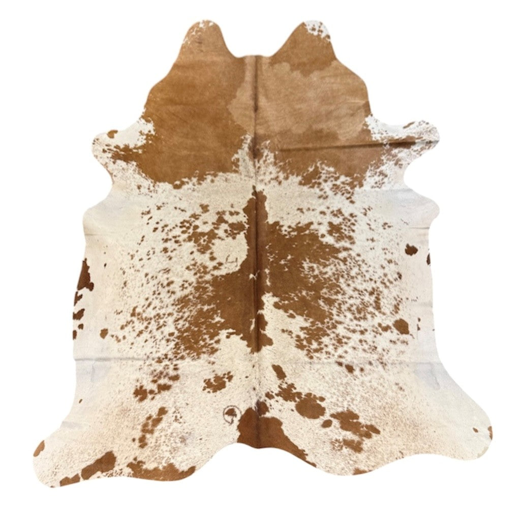 Cow Hide No.18 - Caramel and White Speckle