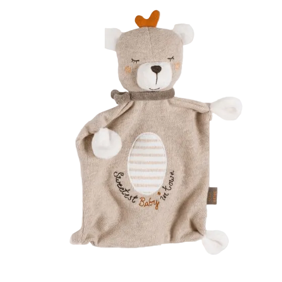 fehnNATUR Comforter Teddy Baby - Brown