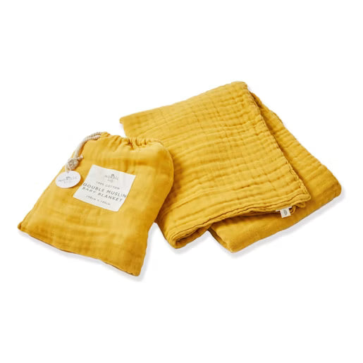 Nordic Kids Baby Double Blanket Set - Yellow