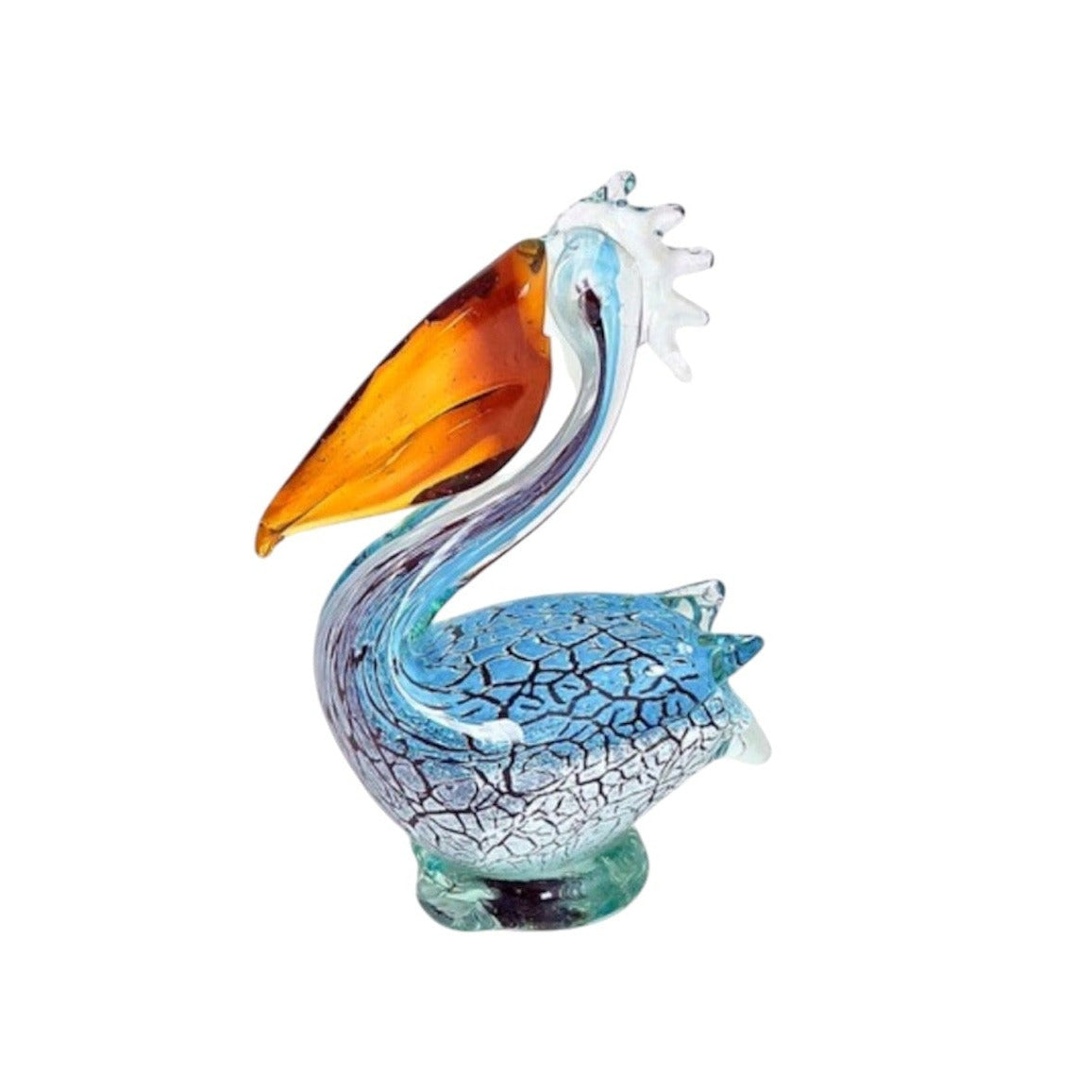 Zibo Art Glass - Miniature Petros Pelican 18cm