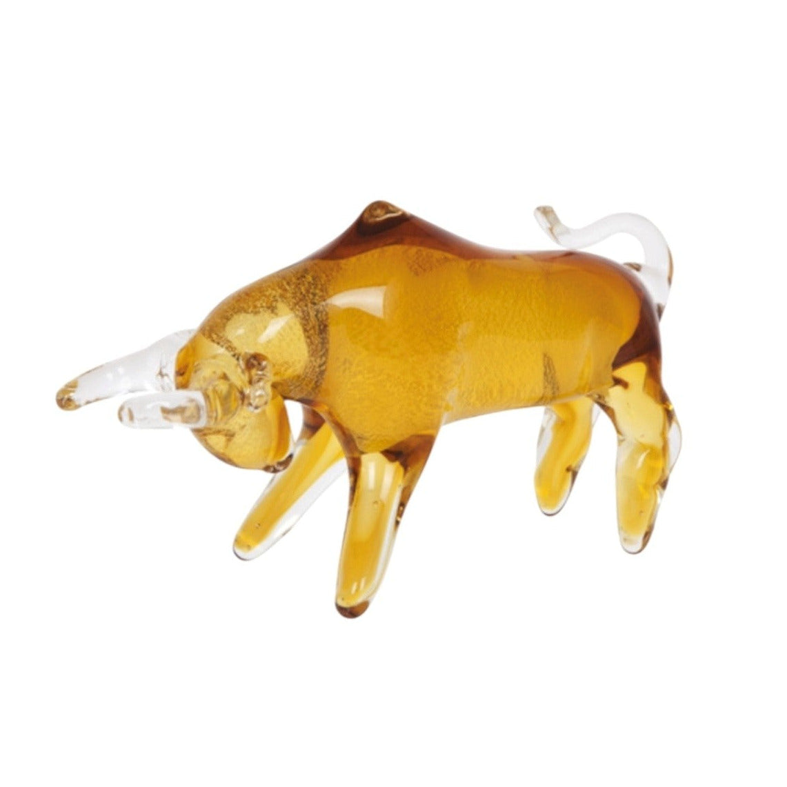 Zibo Art Glass - Bull Diego Small 11cm