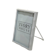 White Bamboo Look Photo Frame