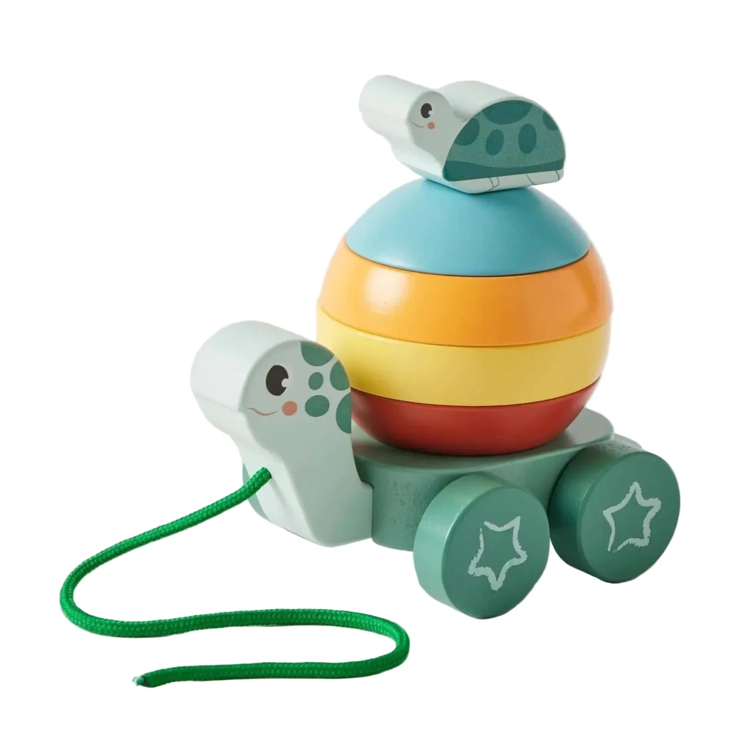 Pull Along Stacking Turtle Kids Activity Toy