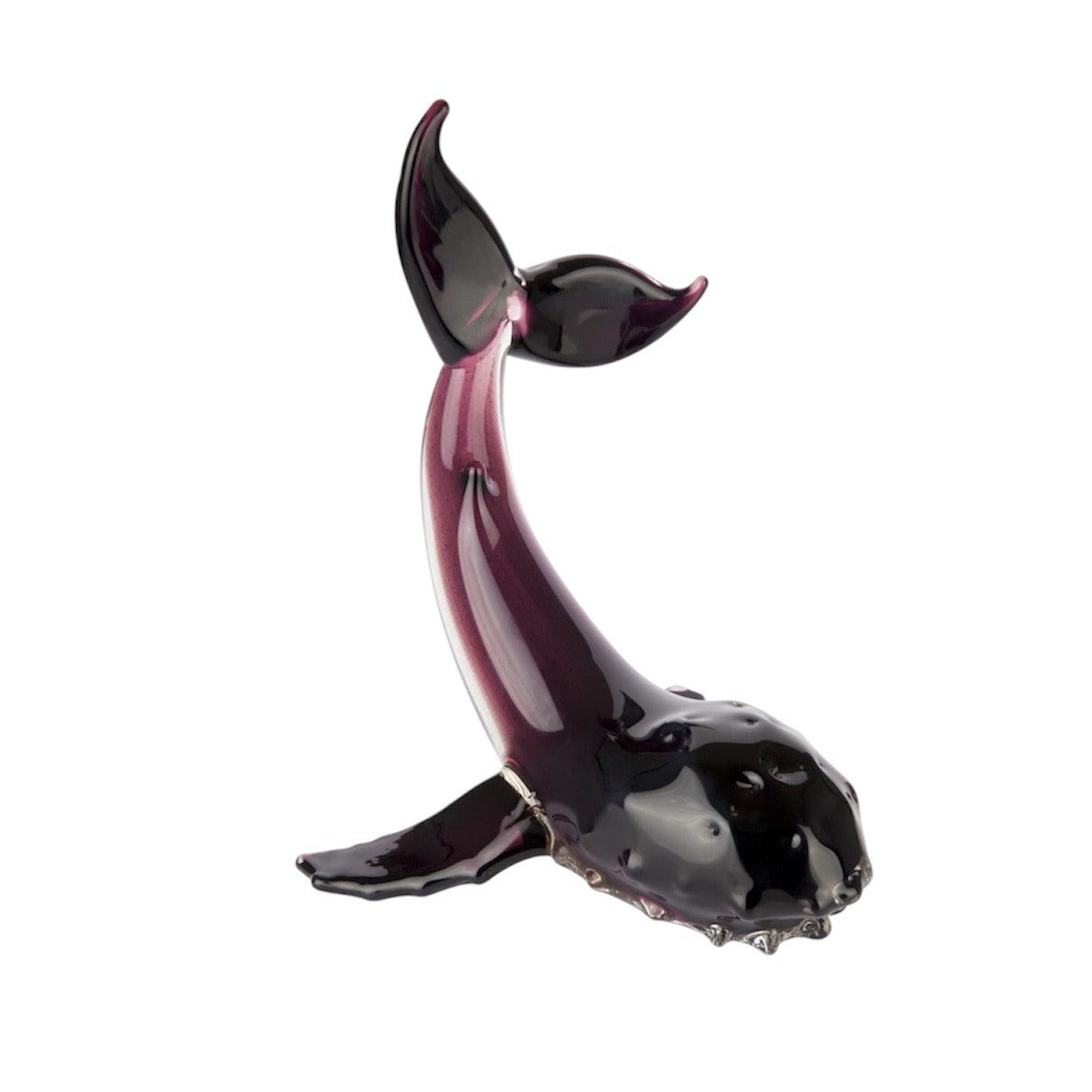 Zibo Art Glass - Whale Tohora 35cm