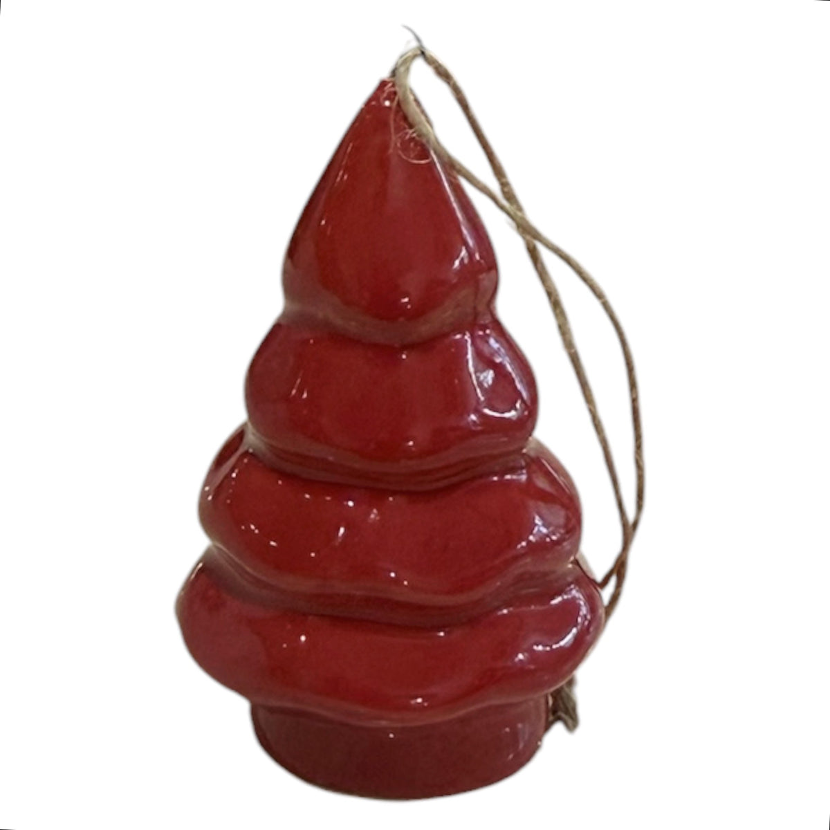 Ceramic Hanging Tree - Red