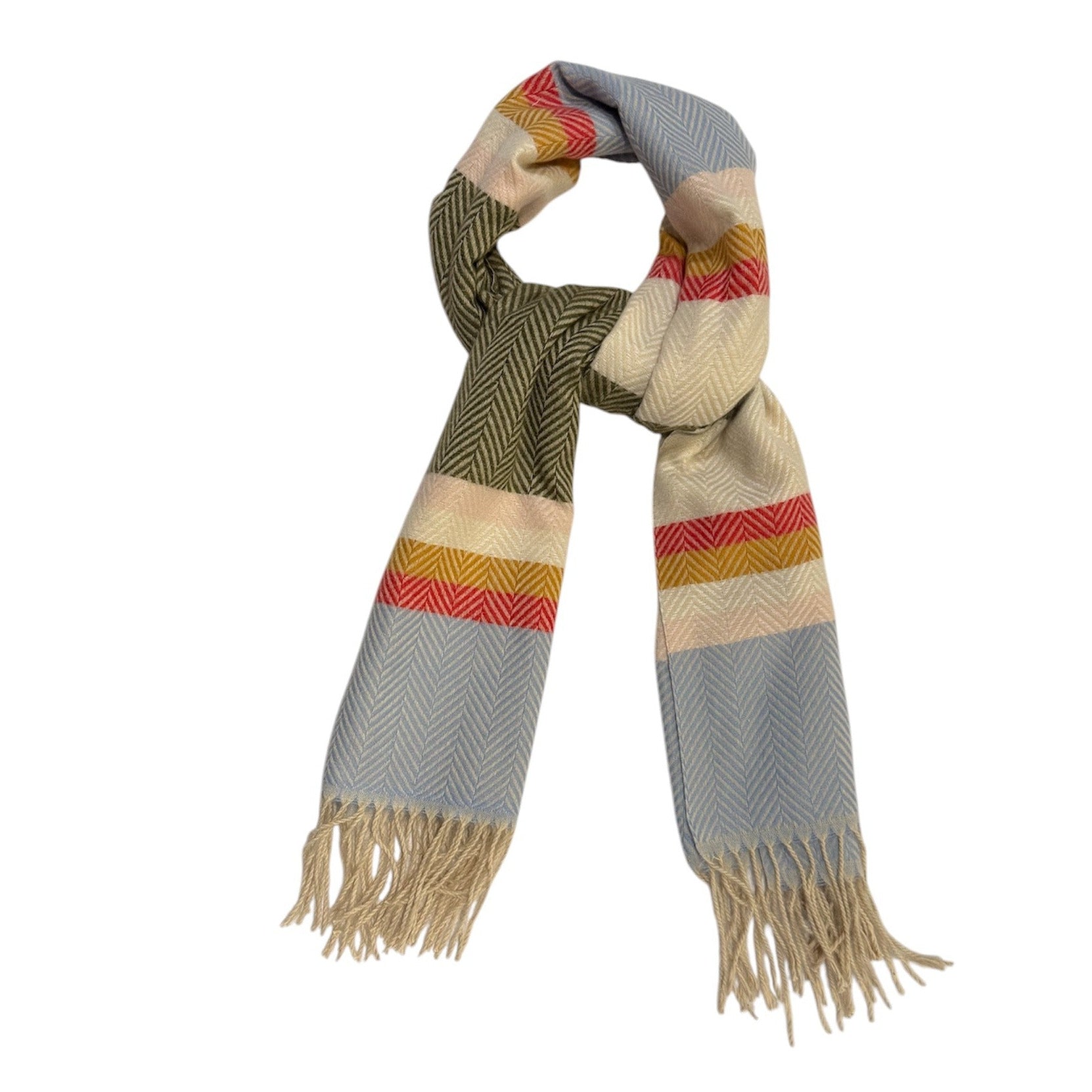 Kate Scarf Khaki Sky