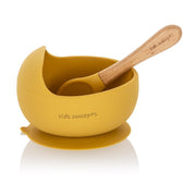 Kids Concepts Bowl & Spoon Set Mustard