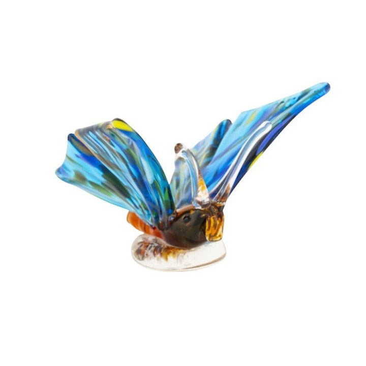 Glass Butterfly - Papilio Peacock  11cm