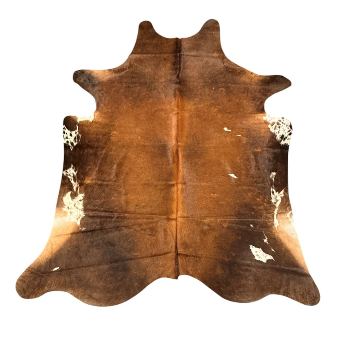 Cow Hide No.13 - Brown and White