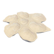 Ceramic Oyster Plate - Cream