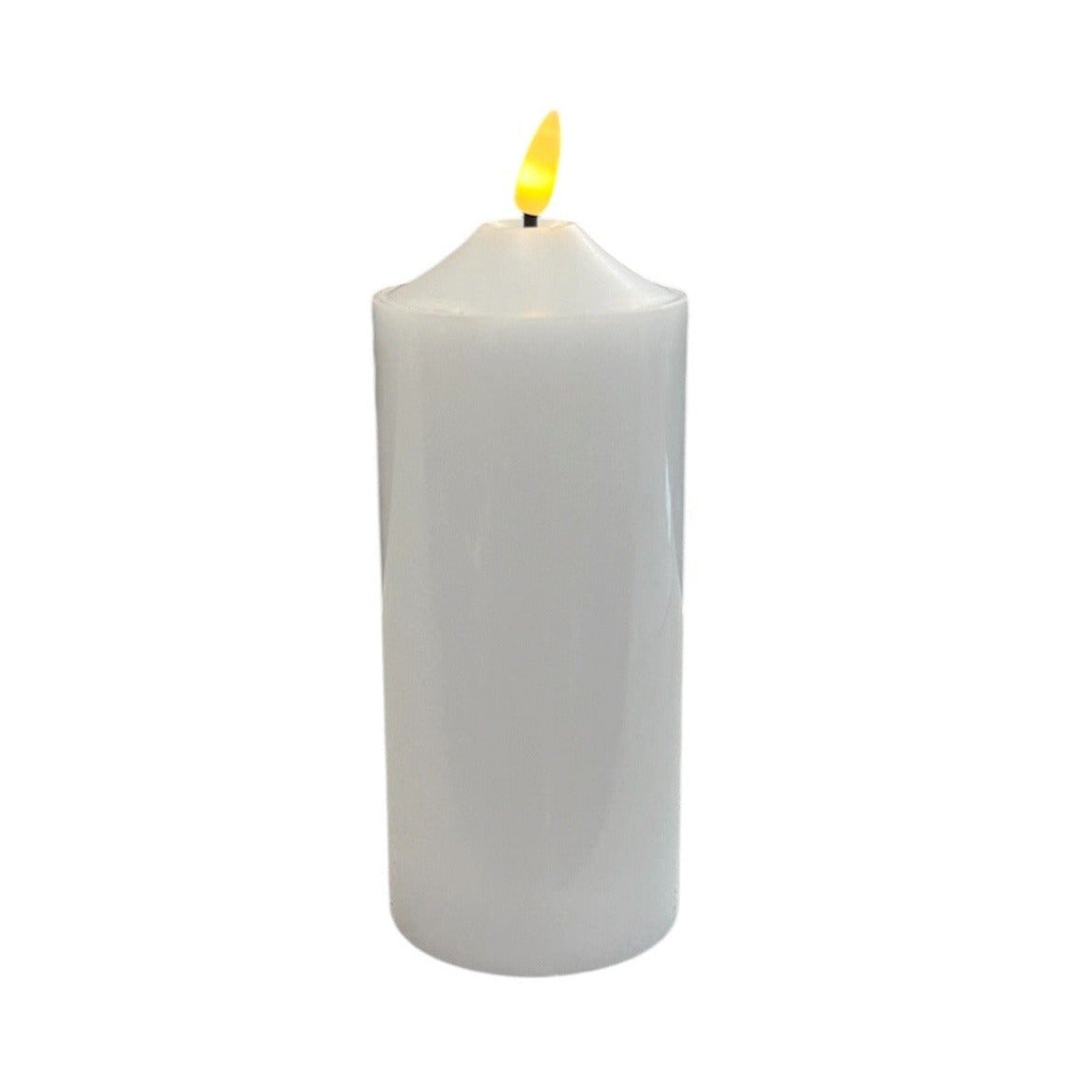 Battery Operated Pillar Candle 20cm