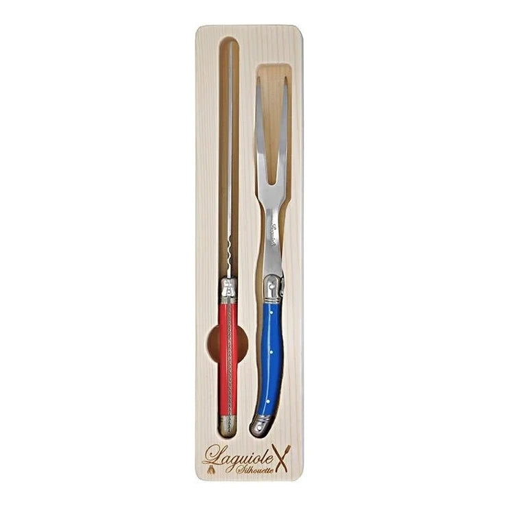 Laguiole Silhouette 2 pce Carving Set - Multi
