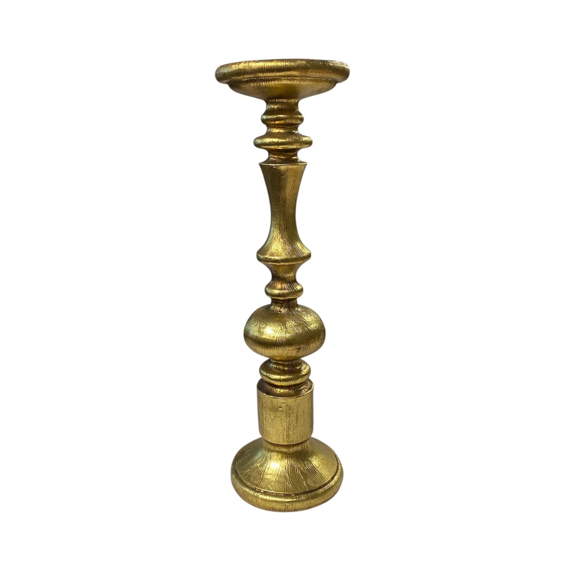 Gold Candle Holder Large