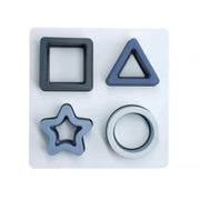 Kids Concepts Silicone Shape Puzzle Blue