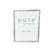 Silver Bamboo Photo Frame 20cm x 25cm