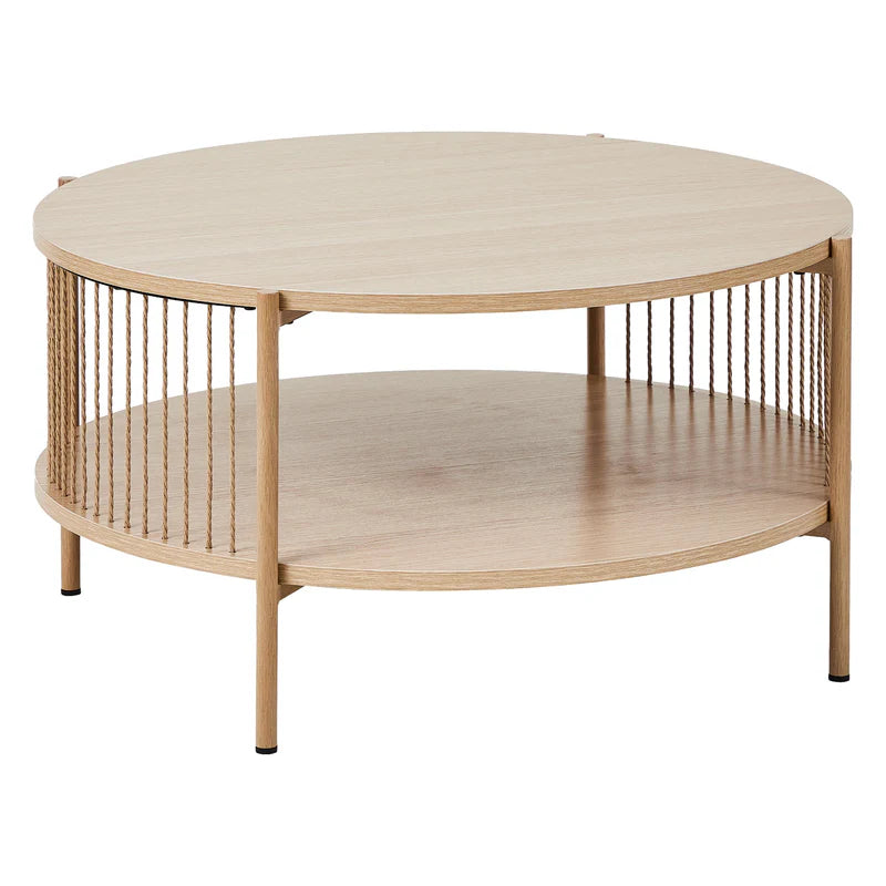 Sabrina Curved Coffee Table Natural