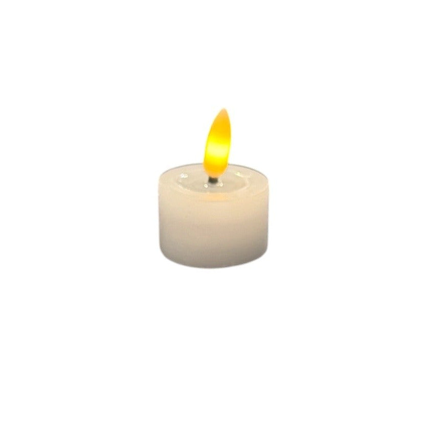 Battery Operated Tea Light Candle Set of 2 - 4cm x 5cm