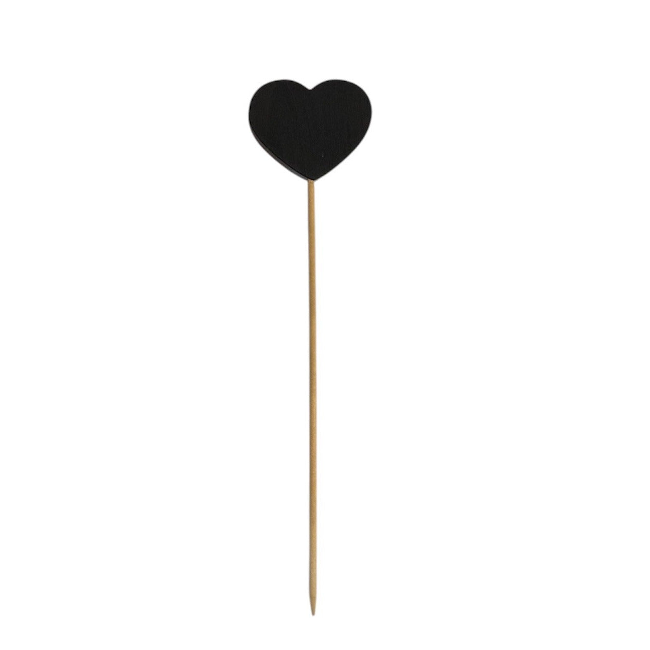 Heart Blackboard Stake - Pack of 6