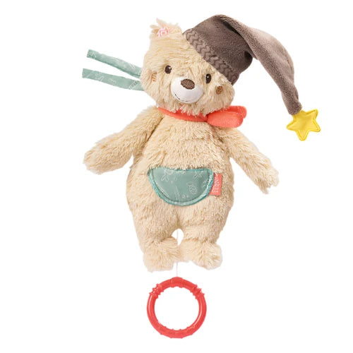 fehn Musical Bear Bruno Kids Teddy - Brown