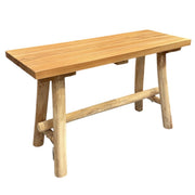 Attic Teakwood Bench Seat - Natural 80cm