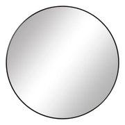 Lucinda 90cm Round Wall Mirror Black