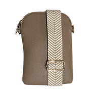 Punch Vegan Leather Walker Bag - Mocha