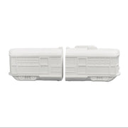 Tram Bookends - White