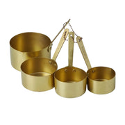 Davis and Waddell Measuring Cups - Gold - Set of 4