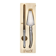 Laguiole Silhouette 2 Pce Cake Serving Set - Silver