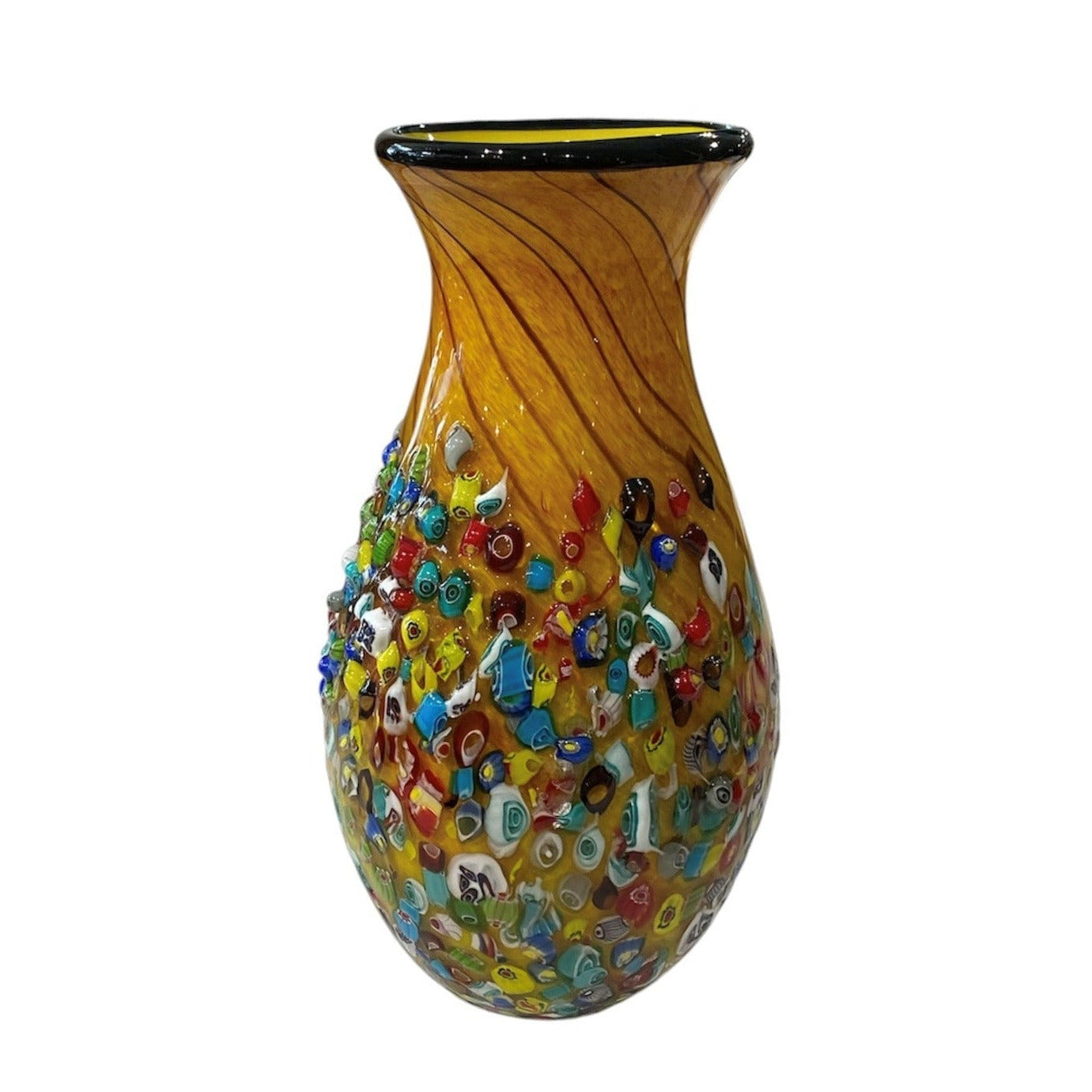Zibo Art Glass - Vase Periwinkle 36cm