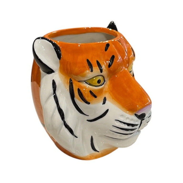Ceramic Tiger Planter
