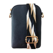 Punch Vegan Leather Walker Bag - Navy