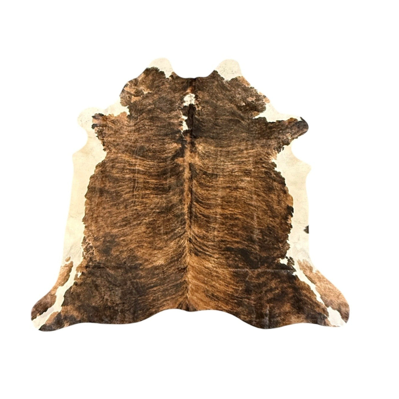 Cow Hide No.15 - Brown and White