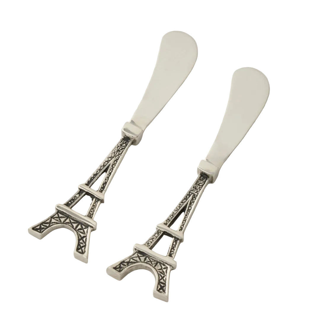 Eiffel Tower Set of 2 Spreaders - Antique Silver