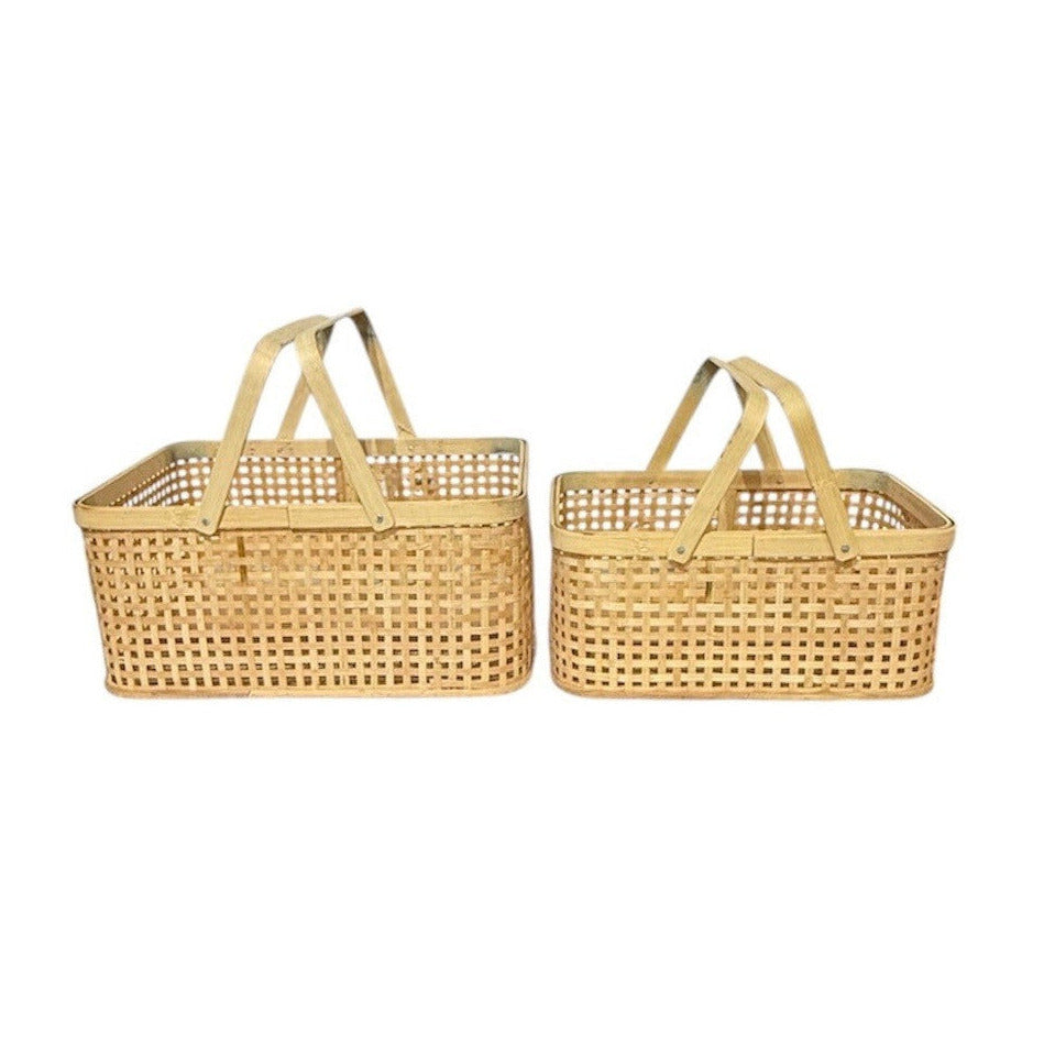 Aldo Rattan Set of Two Baskets