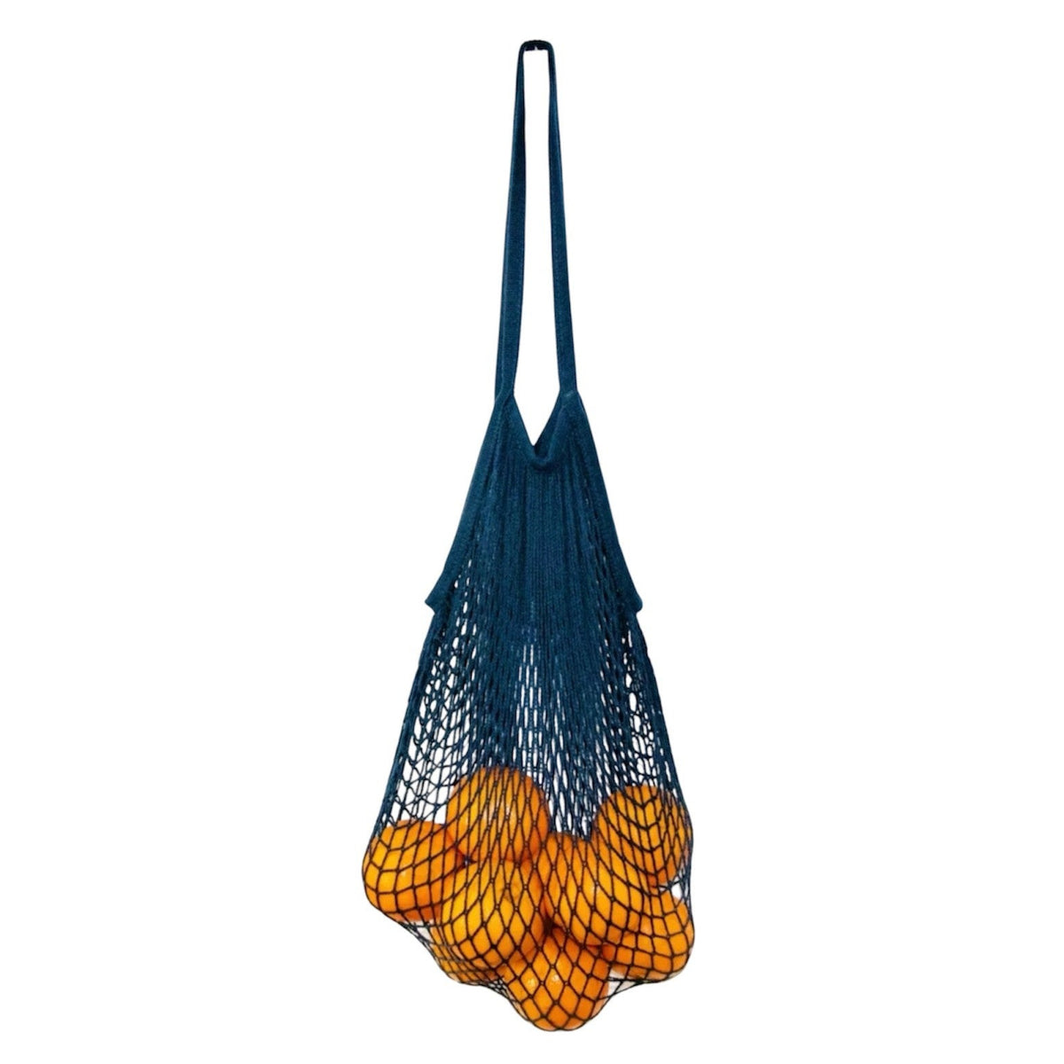Choose 2 Reuse 100% Cotton Market String Bag - Navy Blue