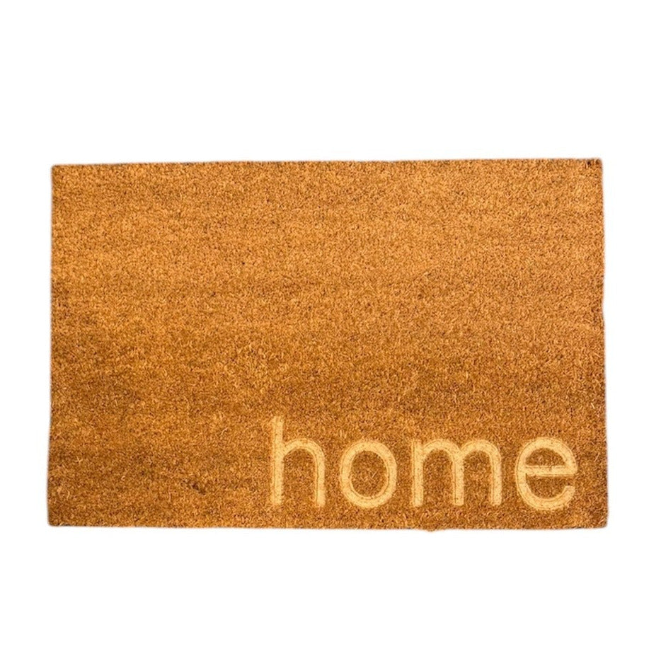 Doormat Natural Embossed Home 60cm
