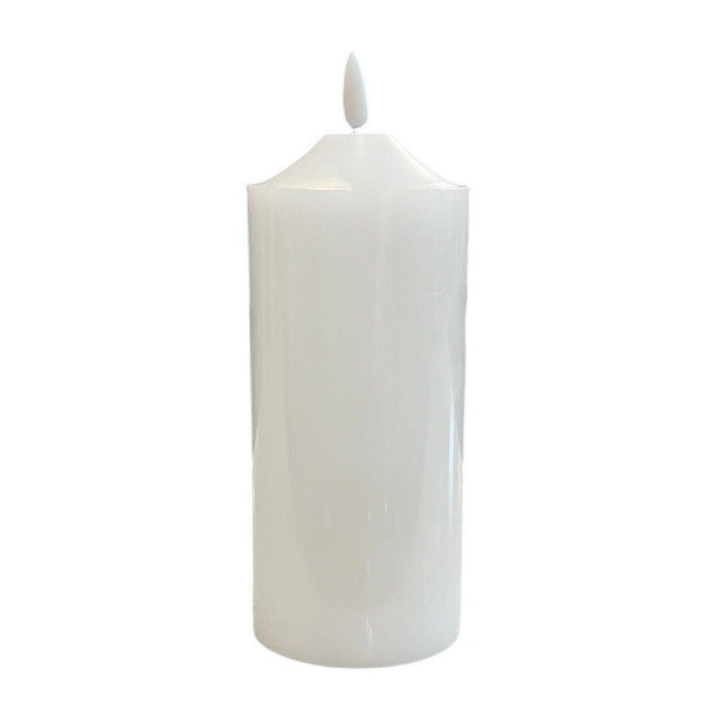 Battery Operated Pillar Candle 20cm