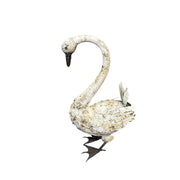 Metal Swan Rust 80cm