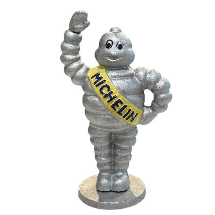 Michelin Man Waving Small Cast Iron 16cm