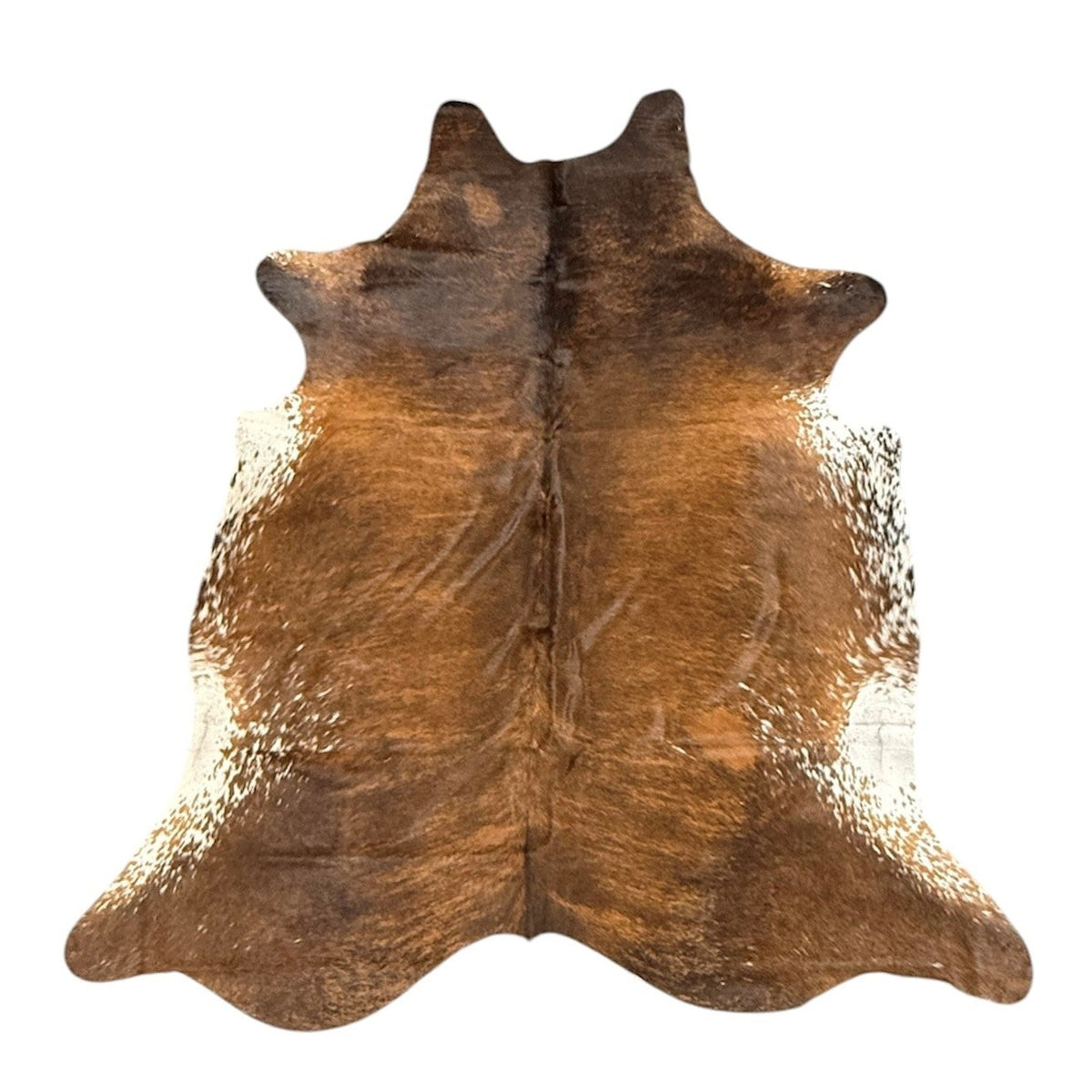 Cow Hide No.15 - Brown and White