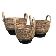 Gorr Seagrass Set of Three Baskets