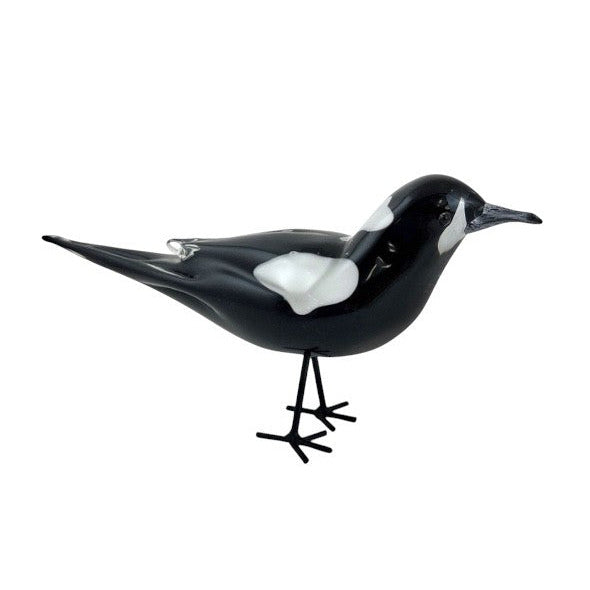 Zibo Art Glass - Miniature Magpie 24cm