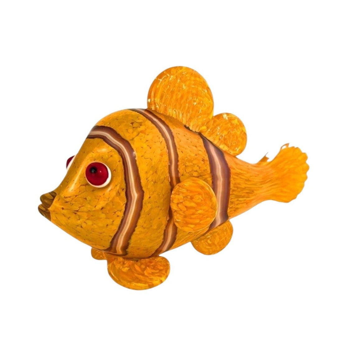 Zibo Art Glass - Miniature Bozo Fish 25x10x14cm