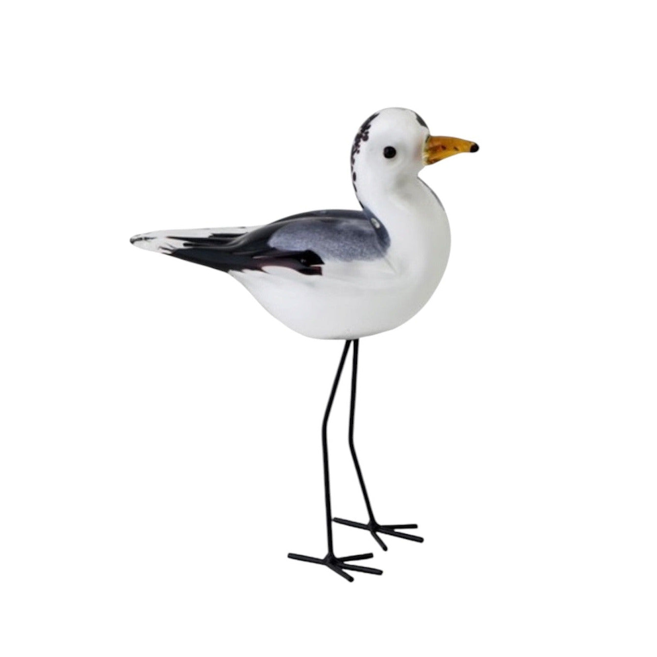 Zibo Art Glass - Seagull Standing 24cm