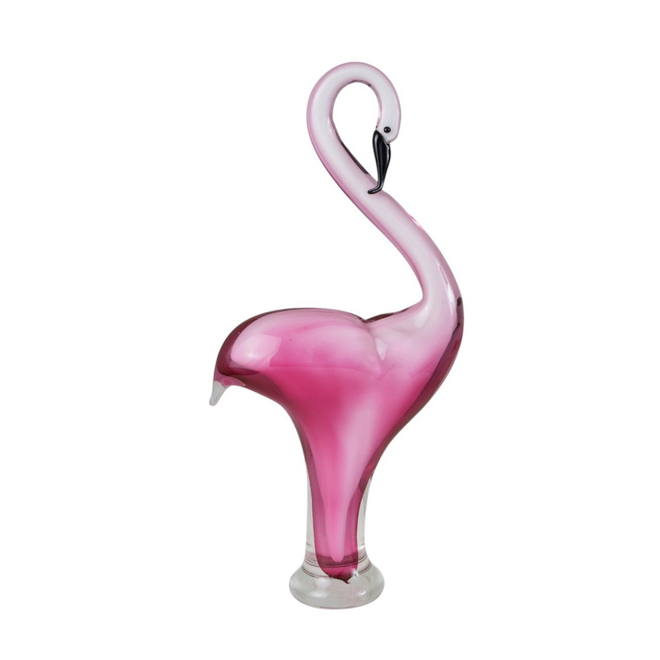 Zibo Art Glass - Flamingo Miami 52cm