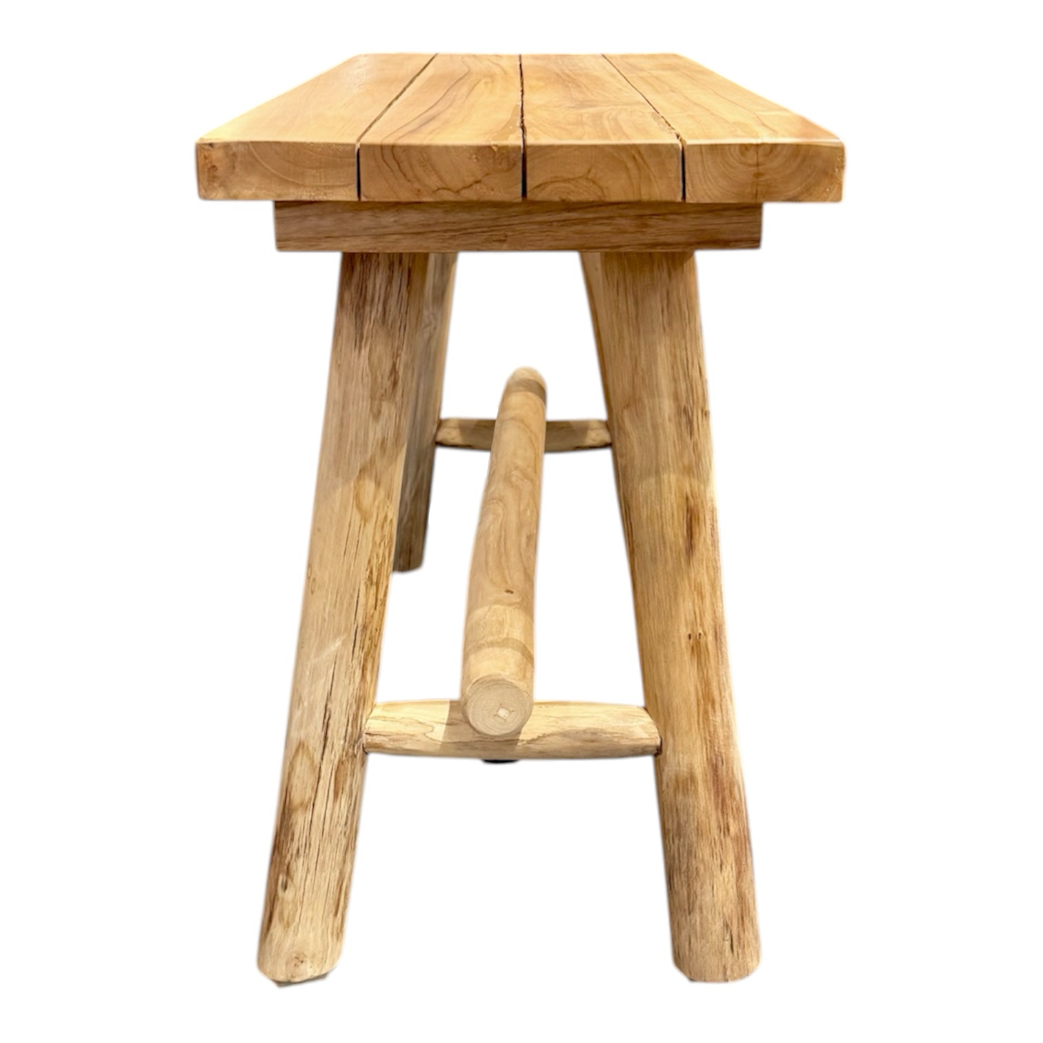 Attic Teakwood Bench Seat - Natural 80cm