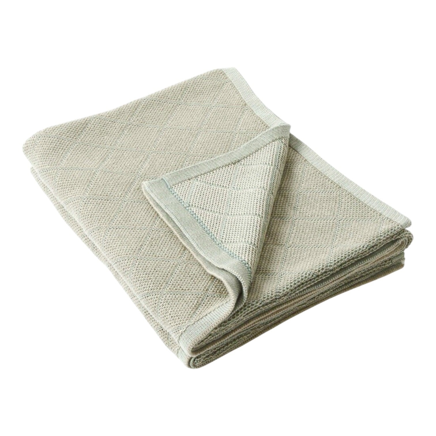 Fairview Cotton Throw Blanket Green