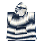 Children's Beach Towel - Navy Stripe